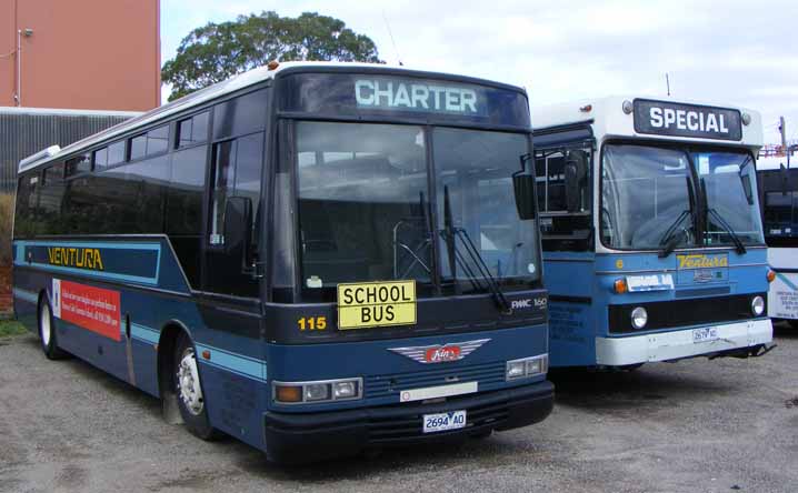 Ventura Hino RG197K PMCA 115 and Leyland Tiger PMC 6